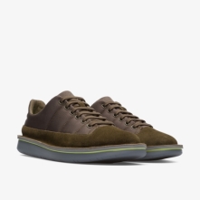 Camper Green / Dark Brown Casual Shoes Mens - Formiga Online Ireland | KZERG9501